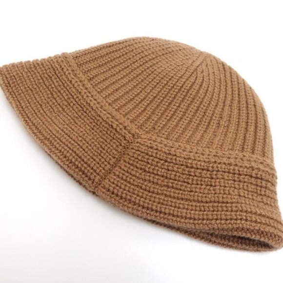 Celine Triomphe Crochet Bucket Hat 2 A80 T384 D Camel Beige Cashmere main image 9